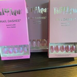 Nail Dashes, 3 sets. Brand new in boxes.